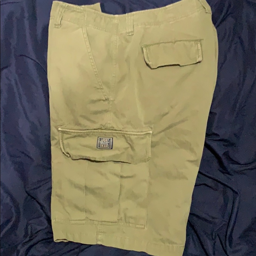 Lucky Brand Cargo Shorts EUC MILITARY STYLE